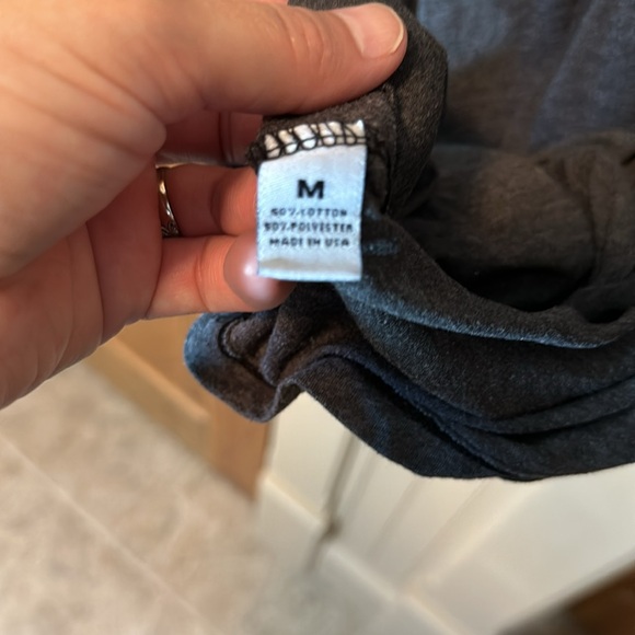 LA Made Long Puffed-Sleeves Charcoal T-Shirt -M - Picture 6 of 6